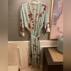 Kim + Ono full length silk robe